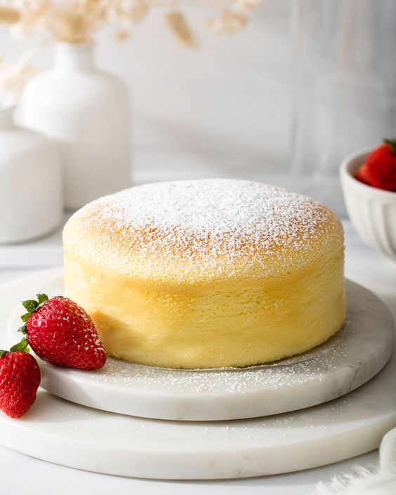 Fluffy Cloud Japanese Cheesecake