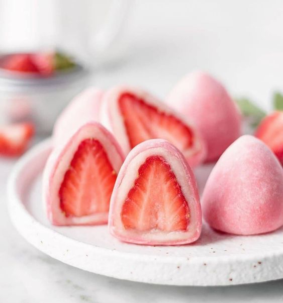 Strawberry Mochi